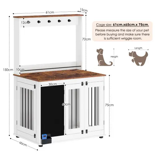 Dog Cages Graffiti Dog Cages Double Door Kennels Crate Interior Furniture