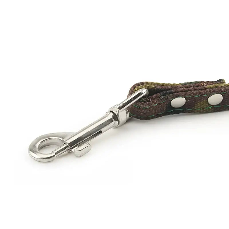 Camouflage Canvas Dog Leash for Outdoor Adventures