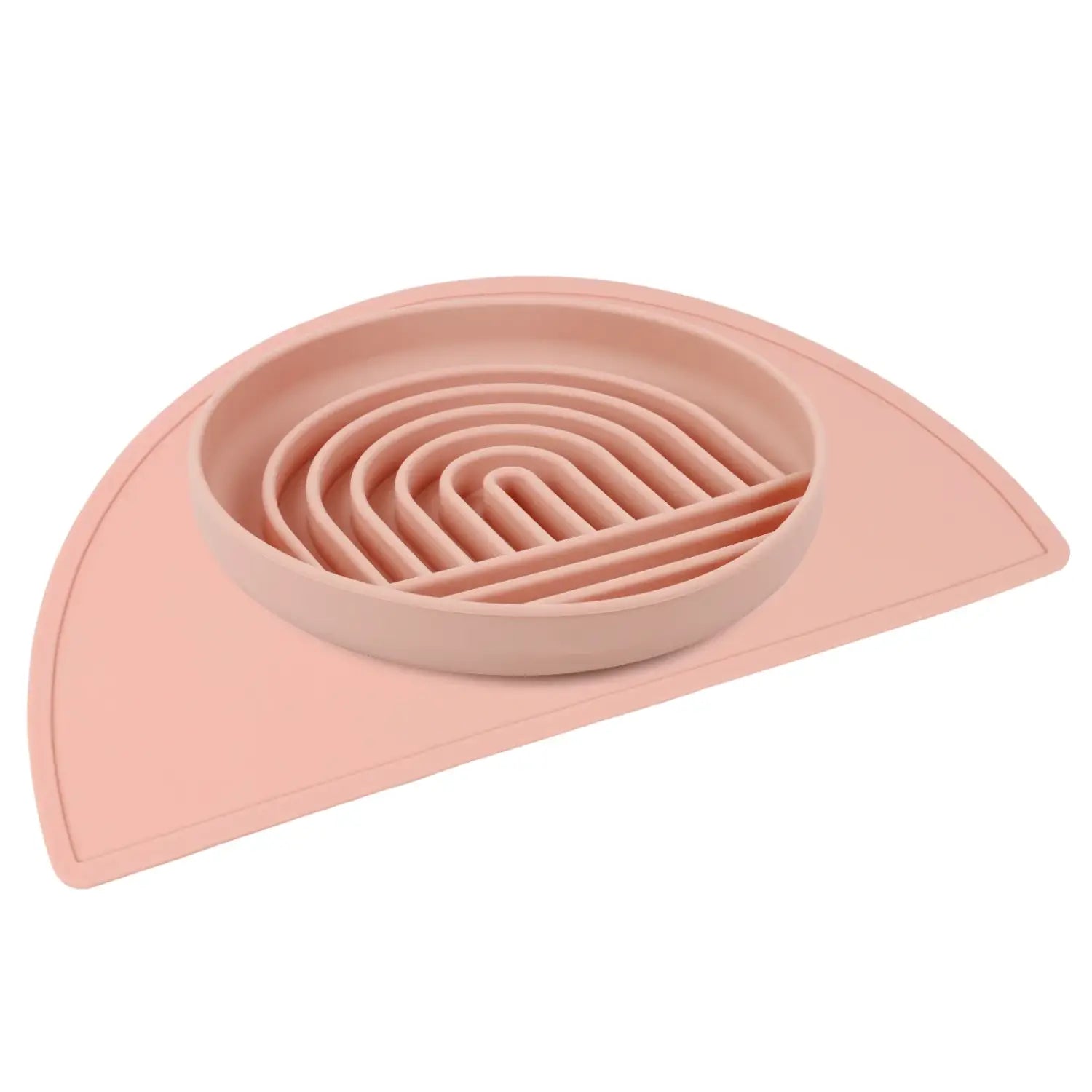 Maze-Style Pet Slow Food Bowl Set with Anti-Slip Design