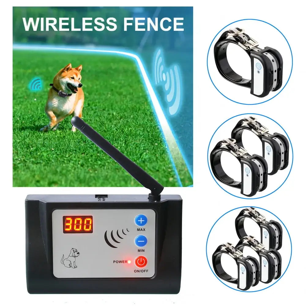 Wireless Dog Fence No-Wire Pet Containment System