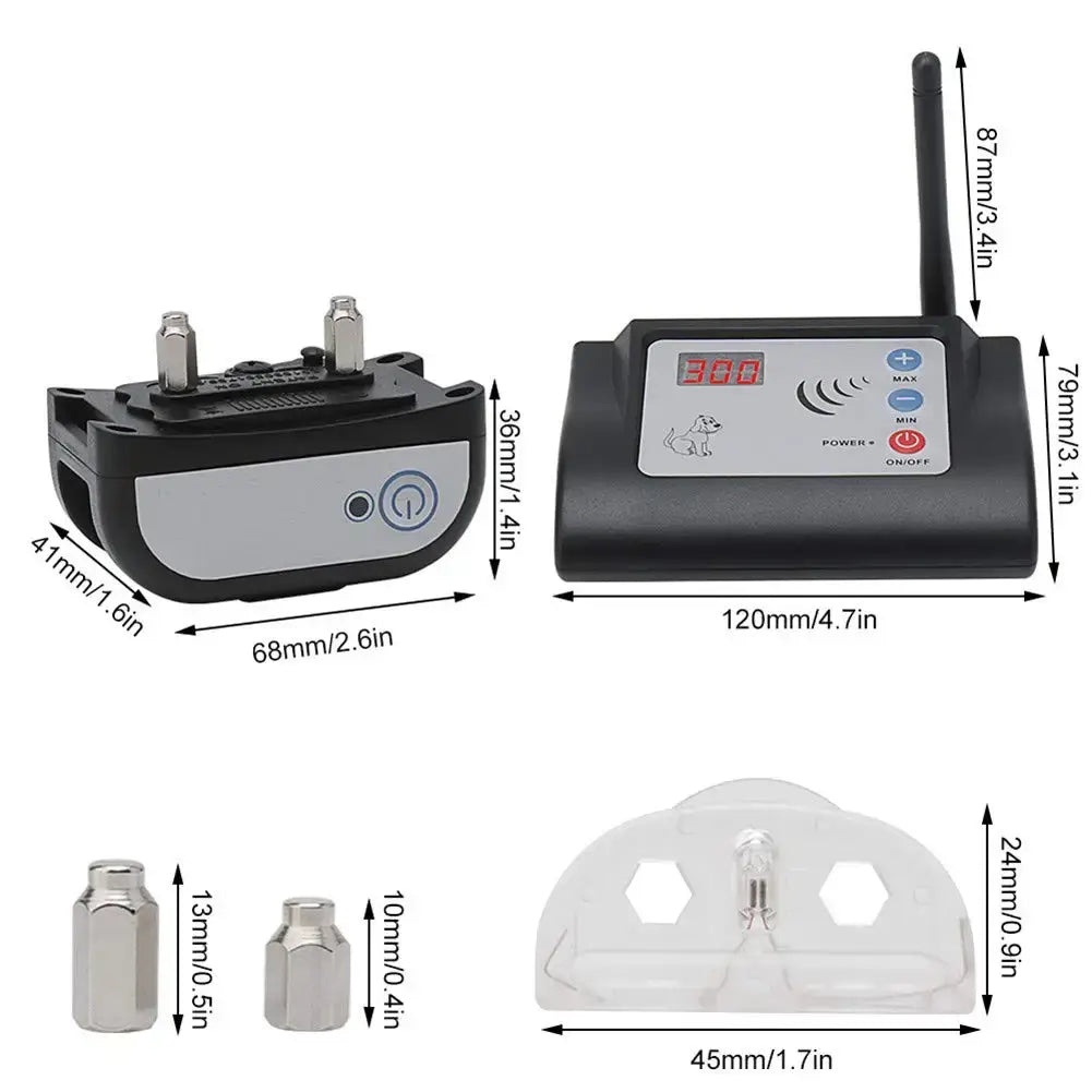 Wireless Dog Fence No-Wire Pet Containment System