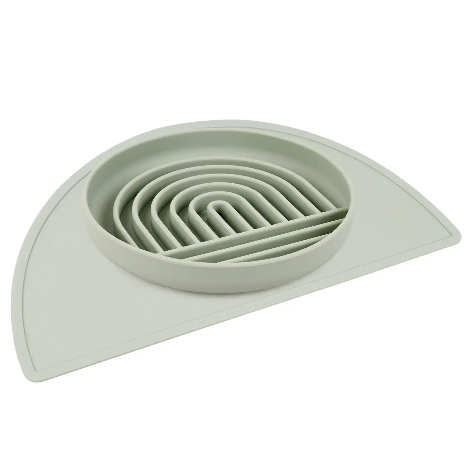 Maze-Style Pet Slow Food Bowl Set with Anti-Slip Design