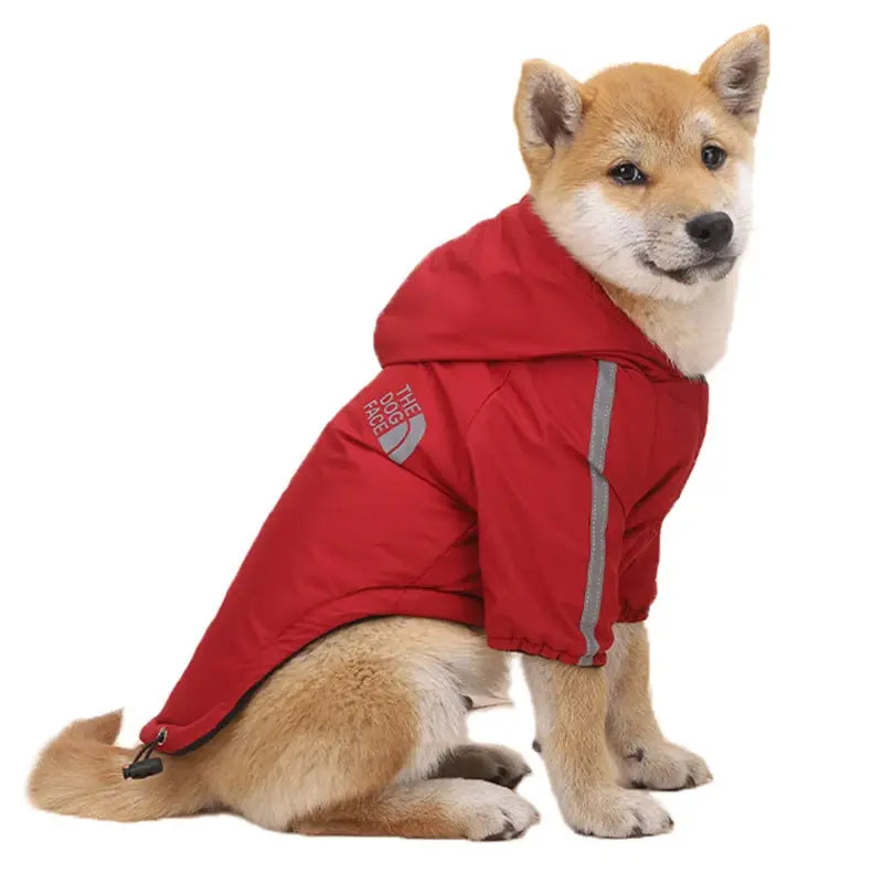 North Face Waterproof Reflective Pet Coat for Small Medium Dogs