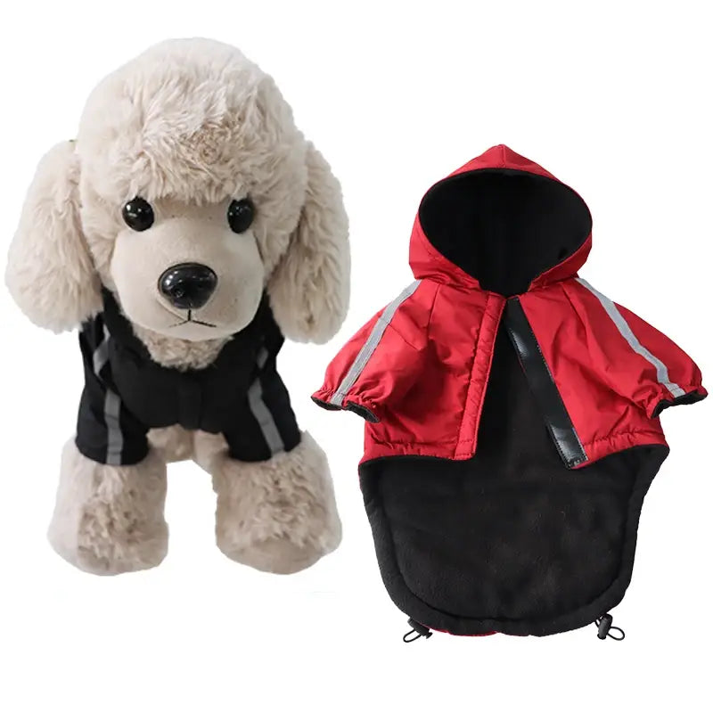 North Face Waterproof Reflective Pet Coat for Small Medium Dogs