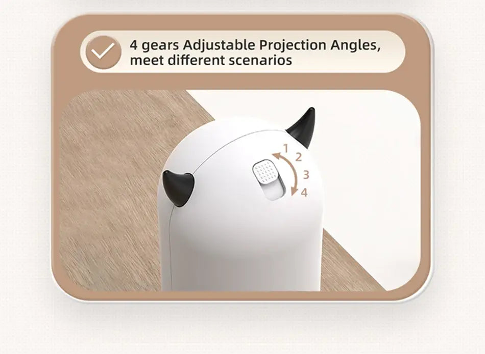 Red Antler LED Laser Cat Toy for Interactive Smart Teasing Fun