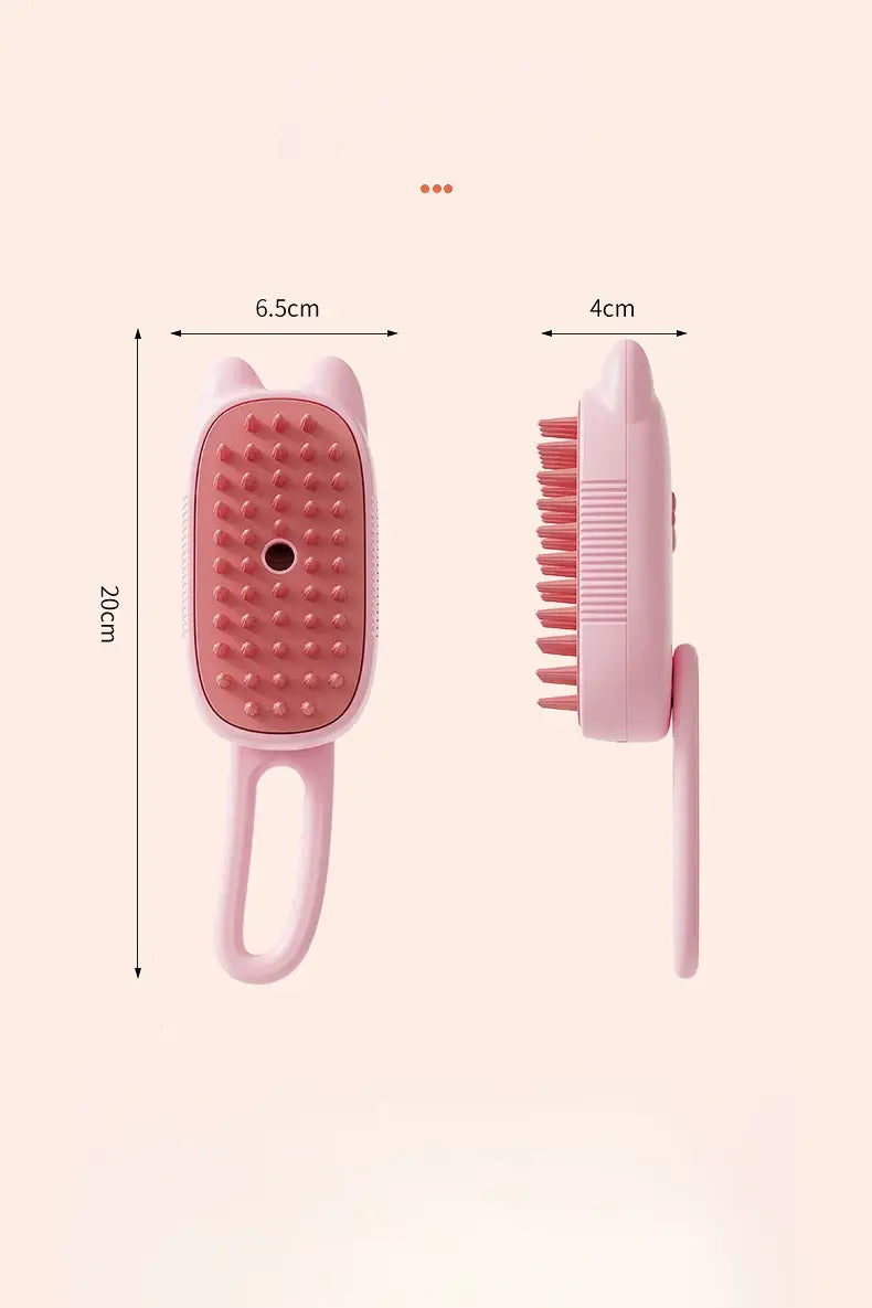 Pawtastic Pet Electric Steam Brush for Easy Grooming