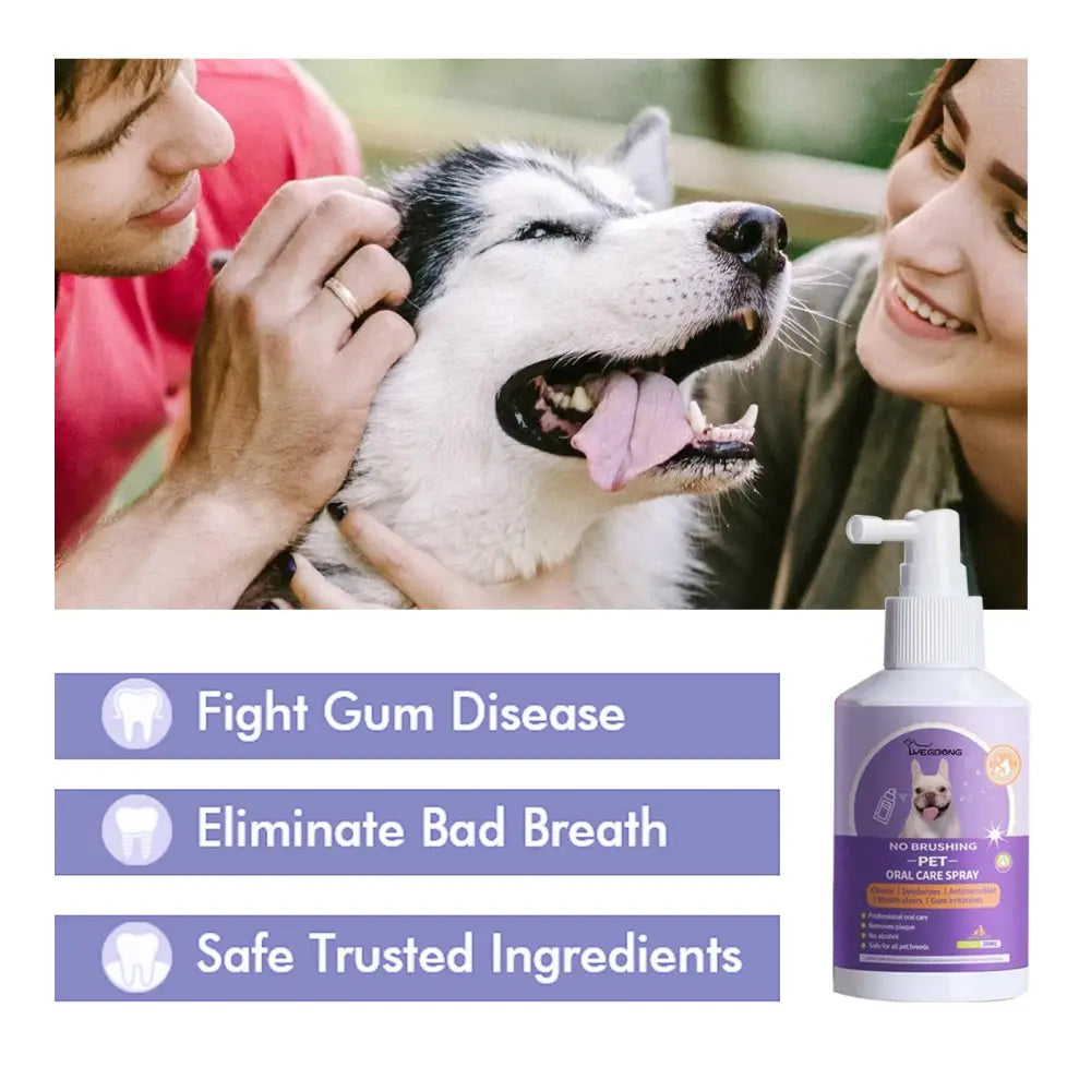 Easy Pet Oral Cleanse Spray for Dogs and Cats 50ml