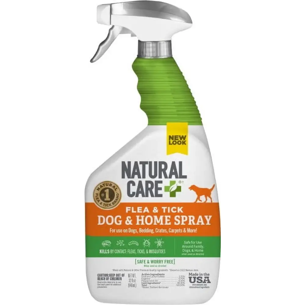 Flea and Tick Repellent Spray for Dogs and Home - 32Oz.