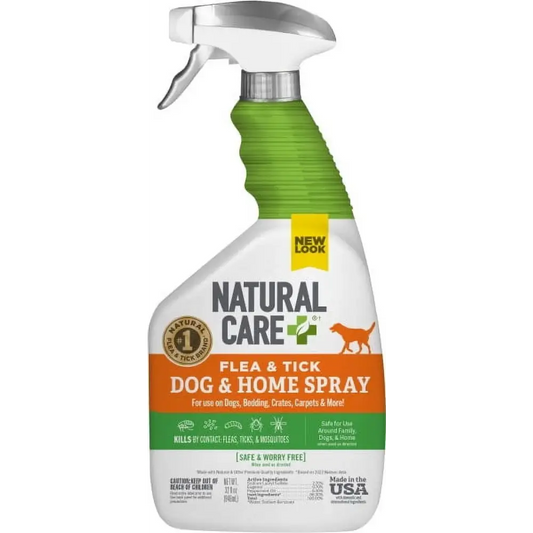 Flea and Tick Repellent Spray for Dogs and Home - 32Oz.