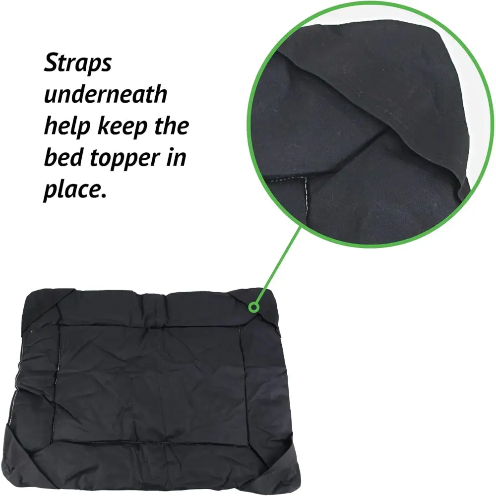 Fleece Dog Bed Topper for Dog Cot Beds (Large)