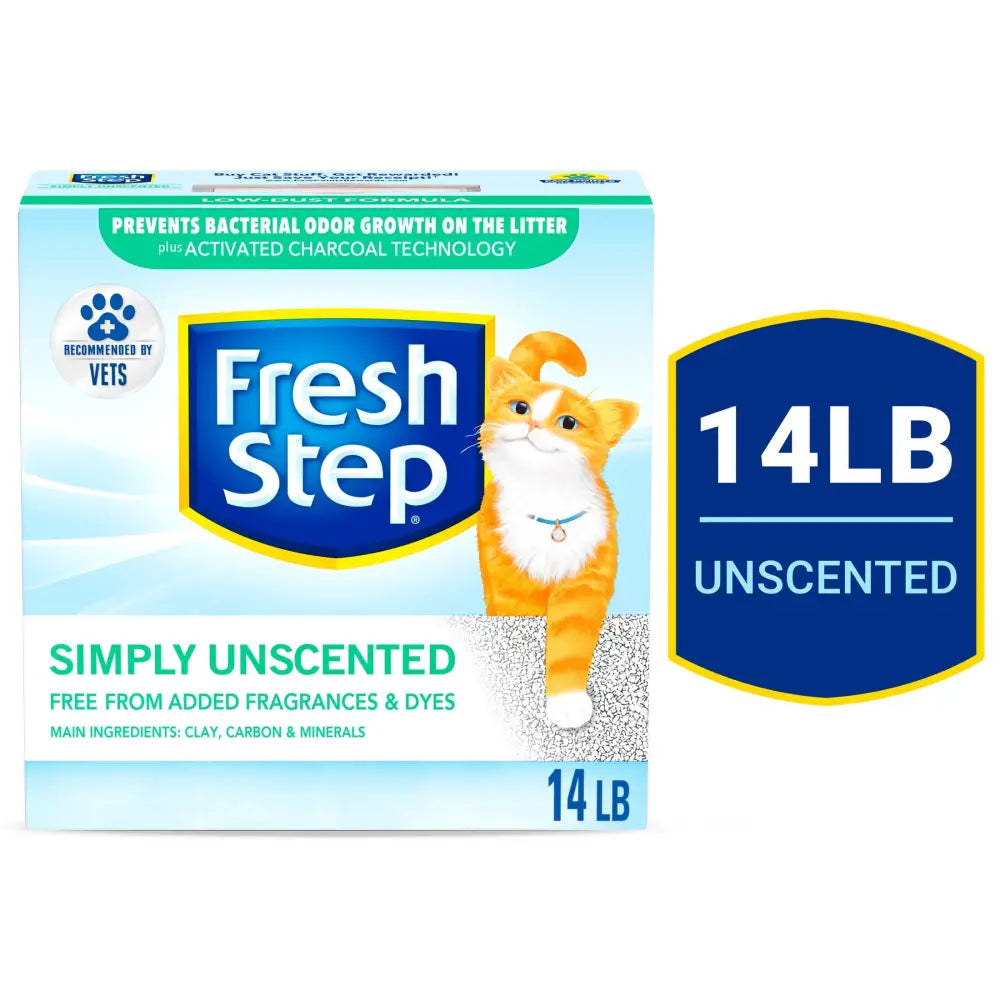 Simply Unscented Clumping Cat Litter, 14 Lbs