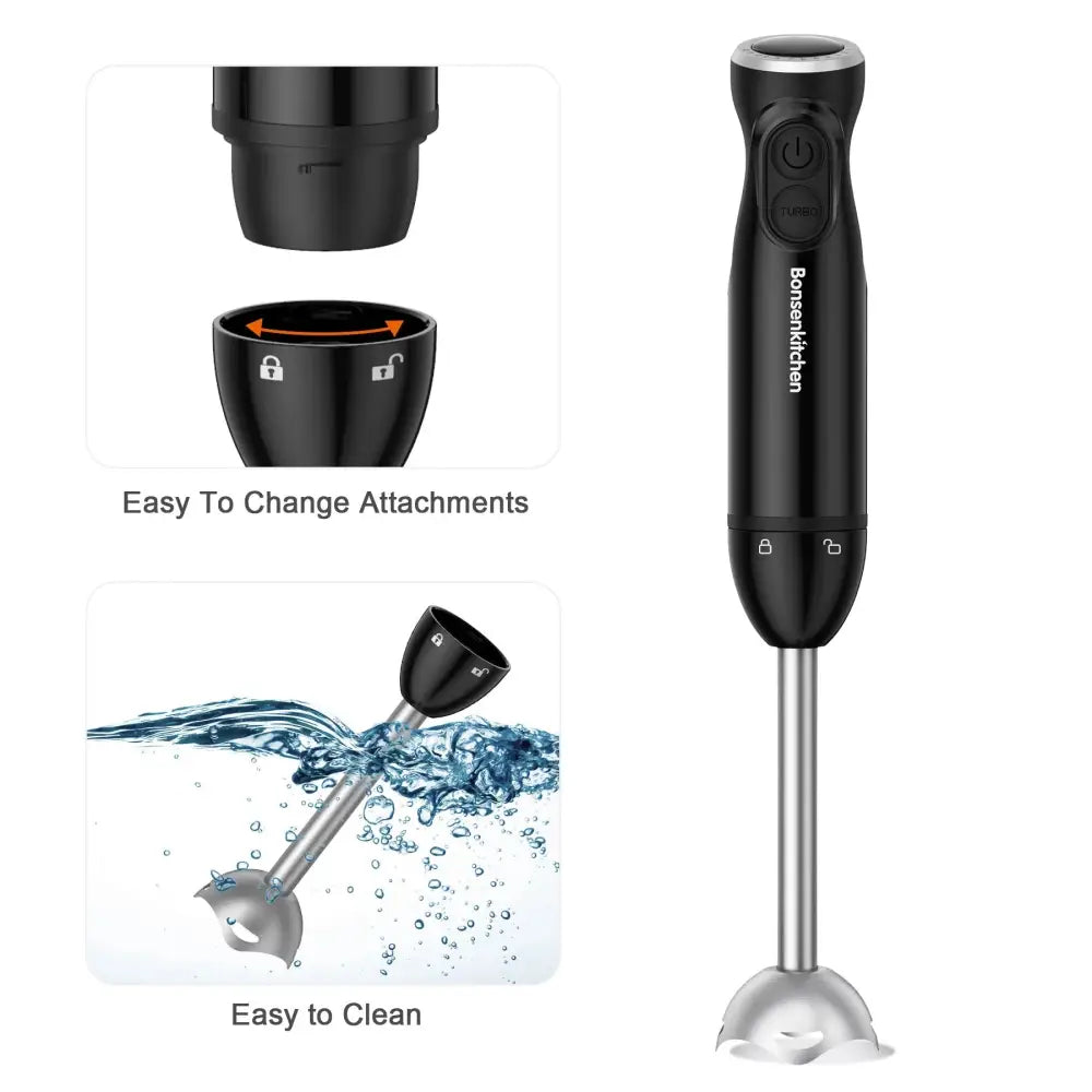 Immersion Blender,  12 Speed Hand Blender