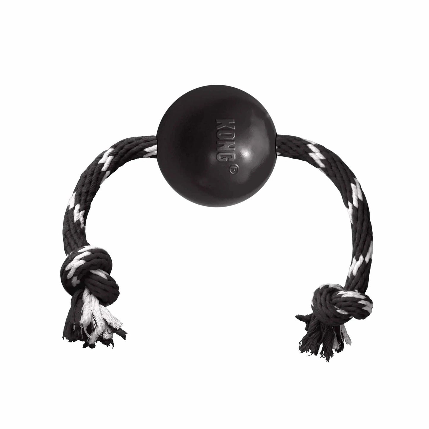 KONG(R) Extreme Ball w/Rope Toy Large - Pawtastic Pet Supplies