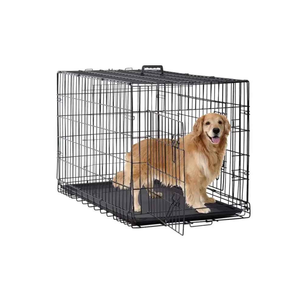 Bestpet 24,30,36,42,48 Inch Dog Crates for Large Dogs Folding Mental Wire Crates Dog Kennels Outdoor and Indoor Pet Dog Cage Cra