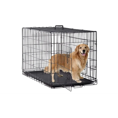 Bestpet 24,30,36,42,48 Inch Dog Crates for Large Dogs Folding Mental Wire Crates Dog Kennels Outdoor and Indoor Pet Dog Cage Cra