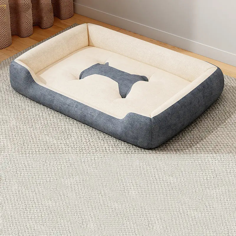 Orthopedic Pet Bed/Sofa - Light gray / L - Accessory