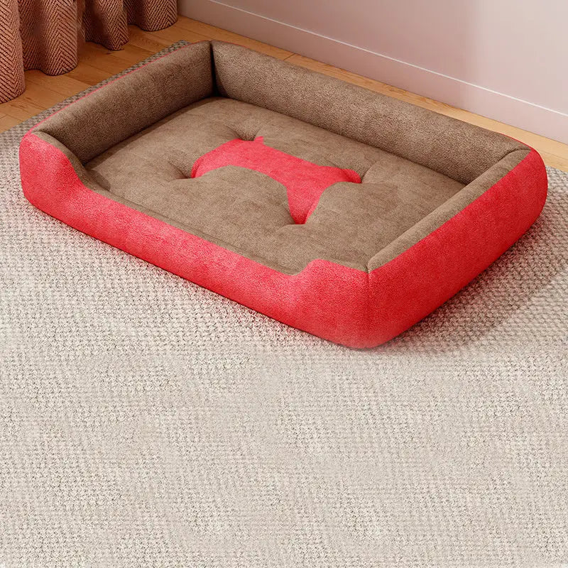 Orthopedic Pet Bed/Sofa - Red / L - Accessory