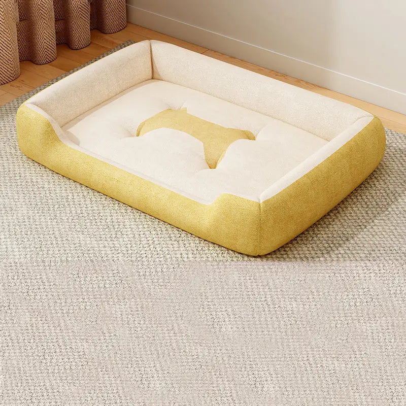 Orthopedic Pet Bed/Sofa - Yellow / L - Accessory