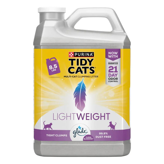 Purina  Lightweight Clumping Cat Litter, Low Dust, 24/7 Odor Control, 8.5 Lb. Jug