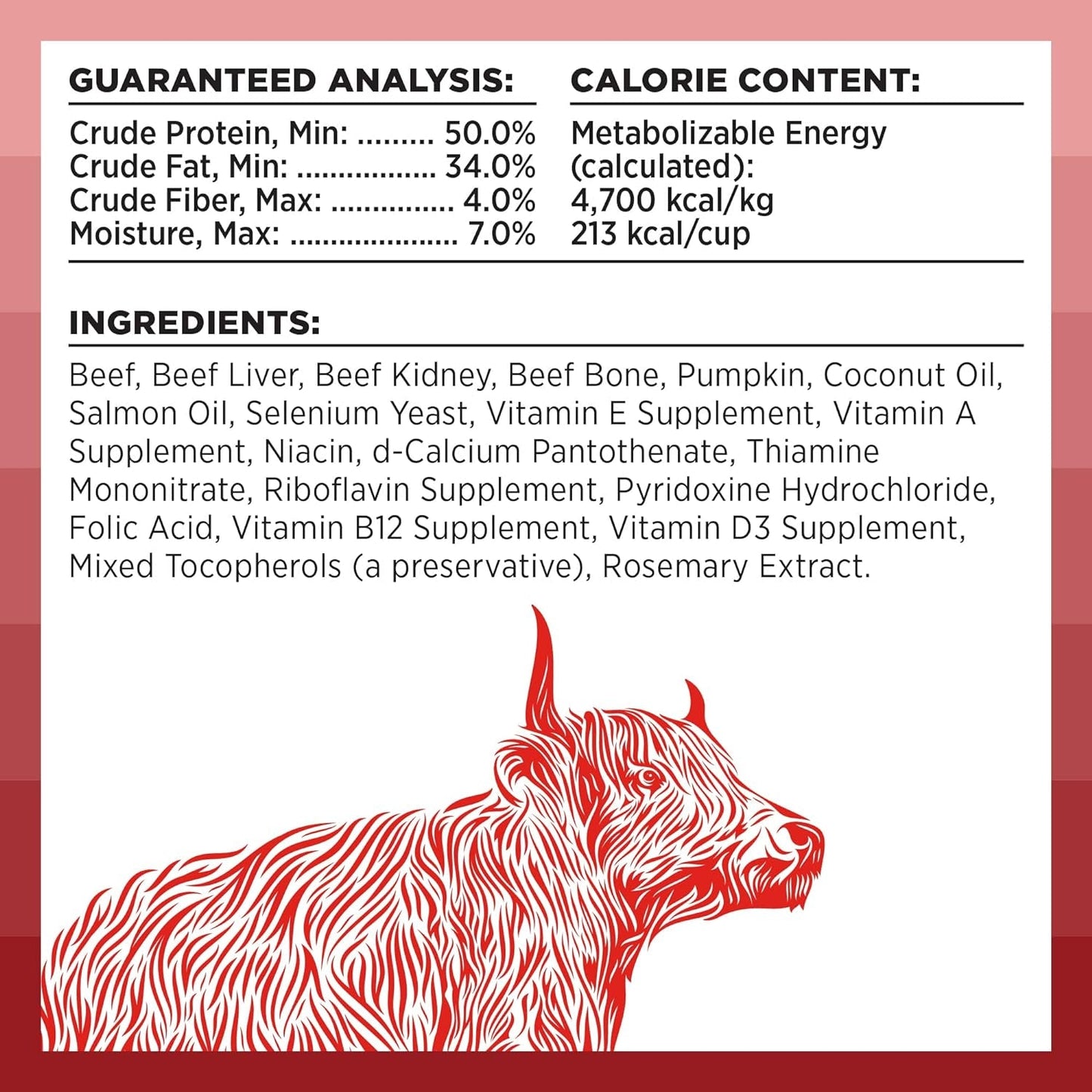 Rawbble Freeze Dried Dog Food, Beef Recipe, 12 Oz - 98% Meat and Organs, No Fillers - Pantry-Friendly Raw Dog Food for Meal, Treat or Food Topper - USA Made in Small Batches