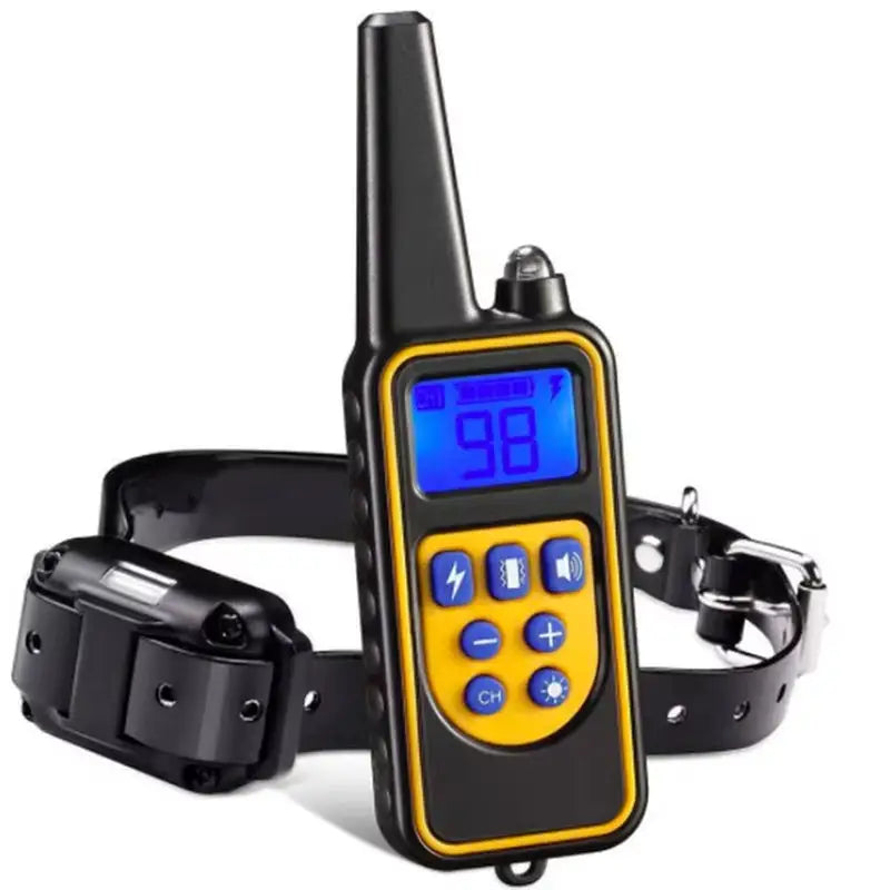 Electric Pet Dog Training Collar Shock Training Collar Electronic Remote Control Waterproof Rechargeable