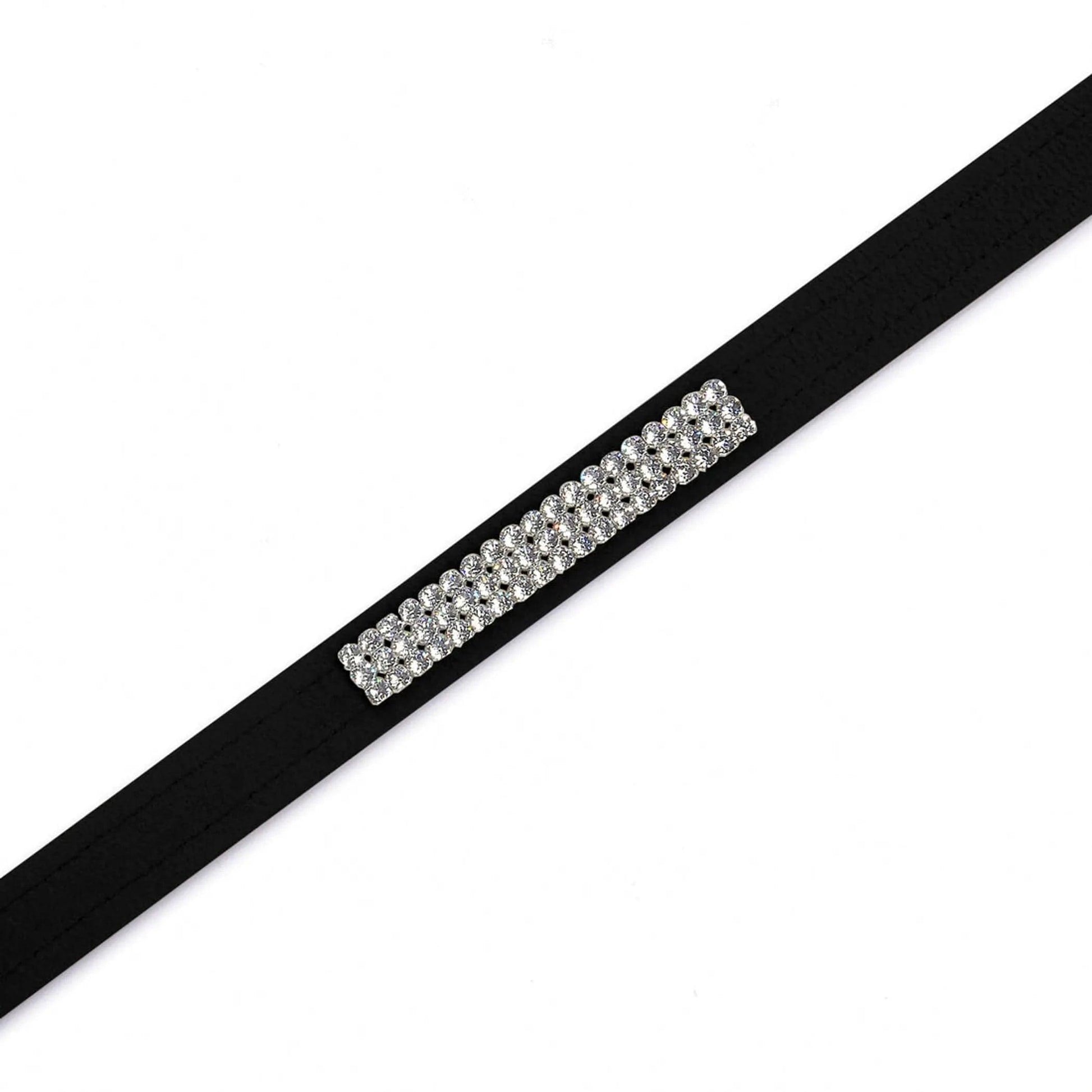Susan Lanci Designs 3 Row Giltmore Crystals Leash - Pawtastic Pet Supplies